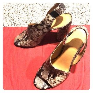 Calvin Klein - Size 10Snake Print,Linnette Sandals
